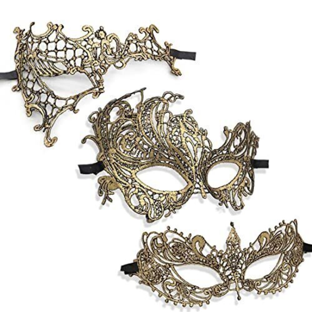 7239 Masquerade Mask Lace Mask for Halloween Carnival Party Ball Costume 3